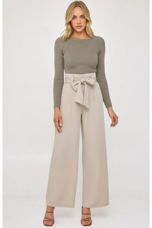  Paperbag pants - Beige