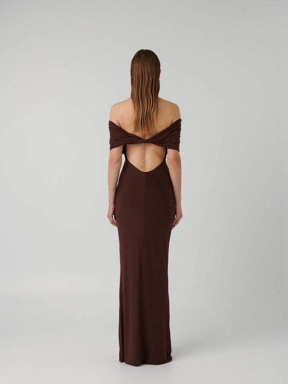 Viela Gown - Cocoa